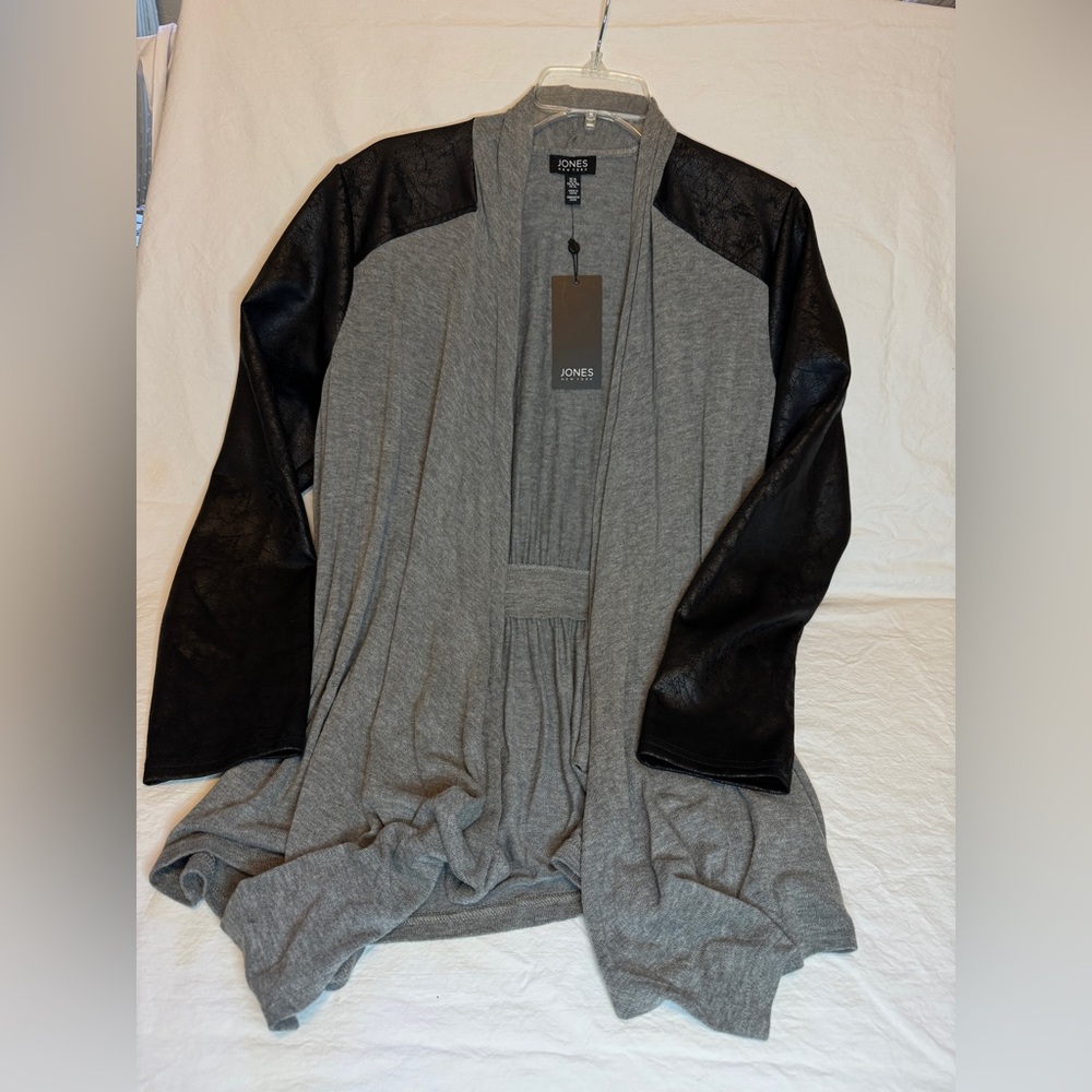 Jones New York Gray and Black Blazer